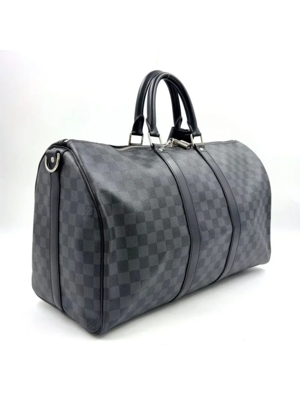 Louis Vuitton Keepall Bandouliere 45 Damier Graphite Leather